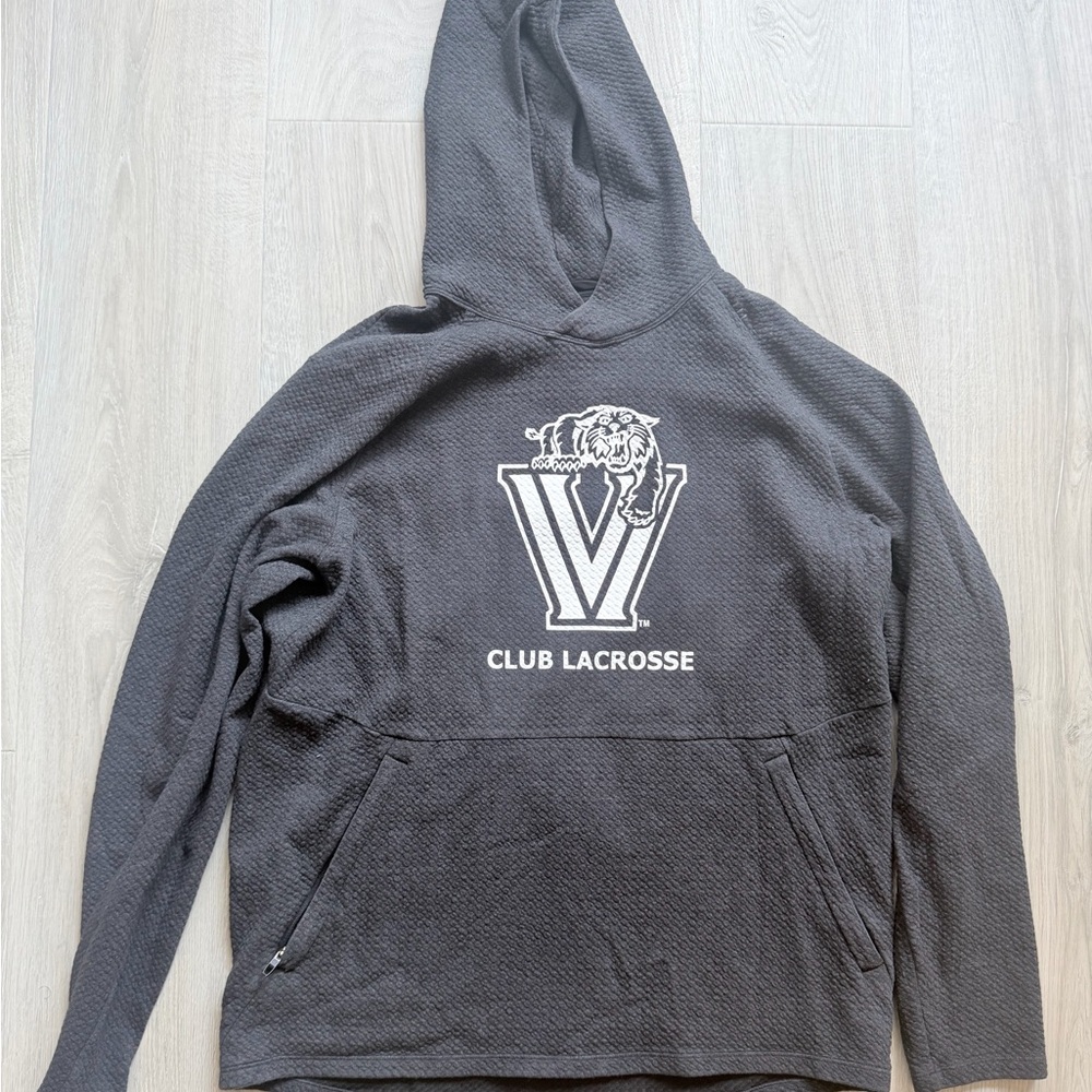 Villanova Club Lacrosse Black Hooded Sweatshirt